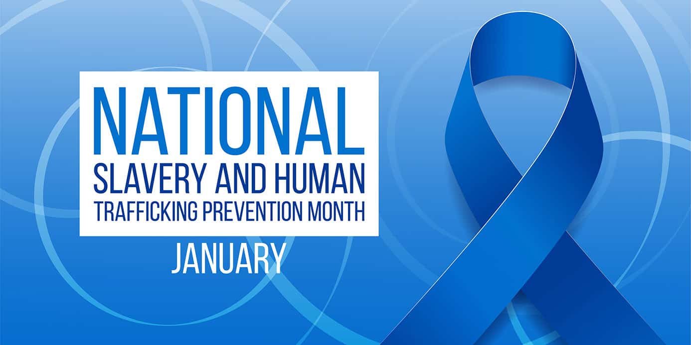 National slavery and human trafficking prevention month